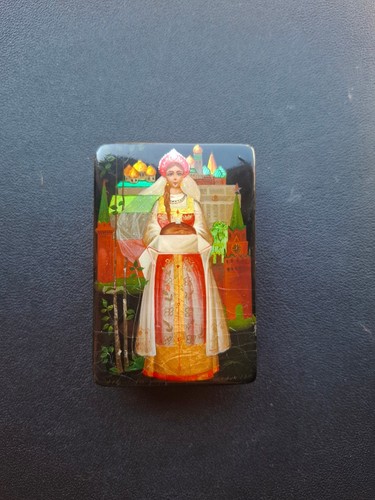 Russische lackdose fedoskino - russische,